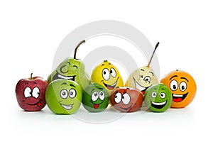 Fruit cartoon characters