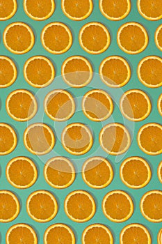 Fruit citrus seamless pattern.
