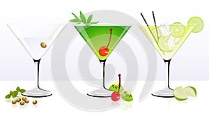 Fruit cocktail set