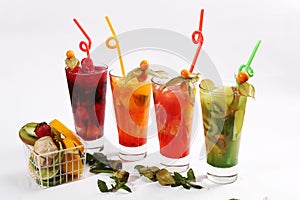 Fruit cocktails photo