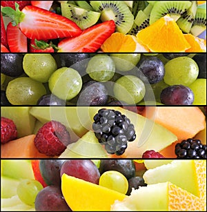 Fruit collage