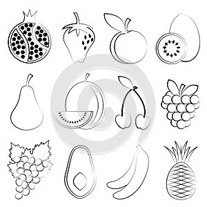 Fruit drawing