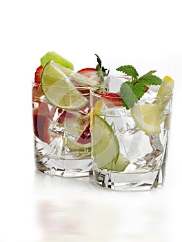 Fruit Drinks With Ice