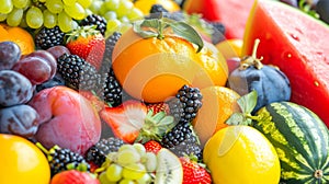 Fruit Explosion: Embracing Healthy Living Through a Colorful Kaleidoscope