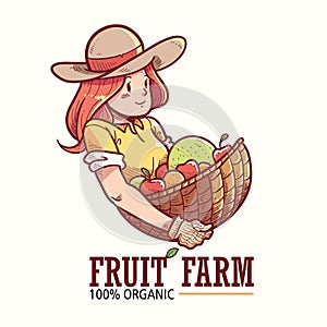 Fruit farm logo