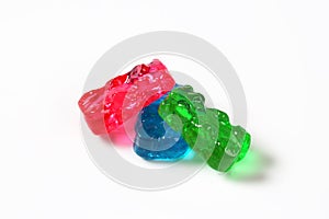 Fruit flavored gummy bears