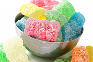 Fruit flavored gummy bears