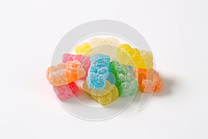 Fruit flavored gummy bears