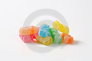 Fruit flavored gummy bears