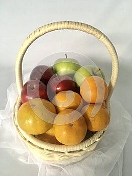 Fruit hampers in the luxury basket 2 photo