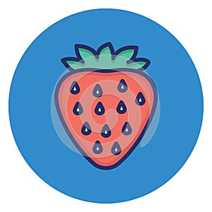 Fruit, healthy food, Vector Icon which can easily edit photo