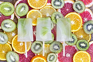FRUIT ICE. Fruit textures. fruit, ice, cream, summer, dessert, cold, food, fresh,