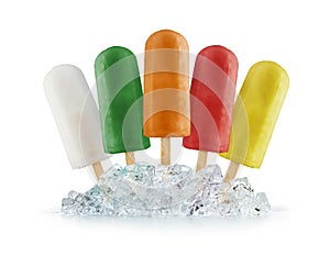 Fruit ice lolly