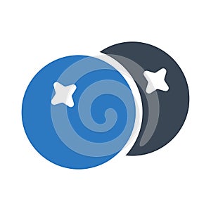 Fruit vector glyph color icon