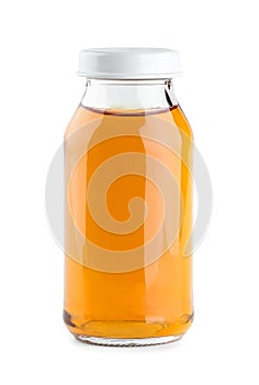 Fruit juice glass bottle