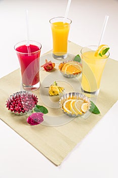 Fruit Juices with Fresh Fruits