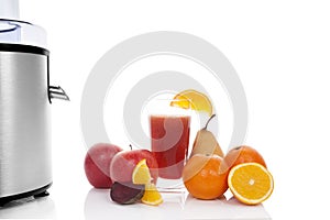 Fruit juicing. photo