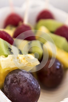 Fruit kebab. Gormet