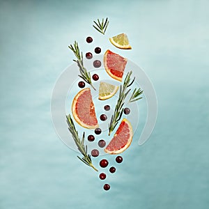 Fruit Lemonade Ingredient Pattern