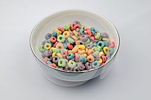 Fruit Loops in bowl