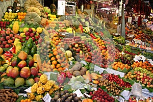 Fruit market in Barcelona