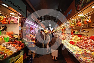 Fruit market in Barcelona