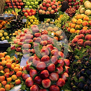 Fruit market in Barcelona