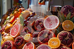 Fruit market in Istanbul