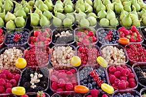 Fruit on a market stall - Dubrovik - Croatia