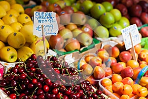 Fruit at market in Venice
