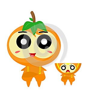 the fruit mascot of orange