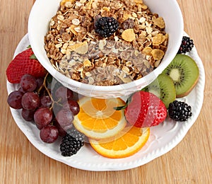 Fruit and muesli cereals