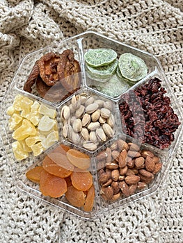 Fruit and Nut Holiday Platter