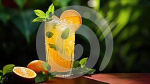 fruit orange cocktail drink tropical