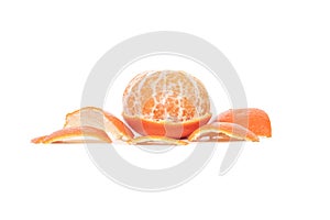 Fruit orange isolate on white background
