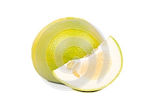 Fruit oroblanco with slice