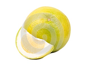 Fruit oroblanco with slice