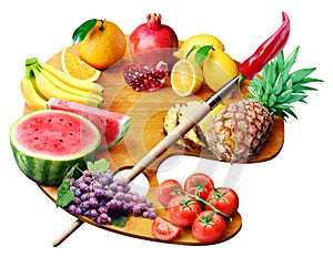 Fruit palette