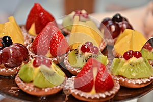 Fruit pastries photo