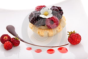 Fruit petite cake