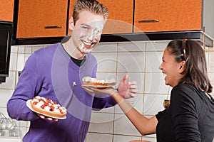 Fruit pie fight