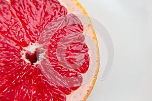 Fruit pink grapefruit in the cut. A vitamin product. Healthy eating