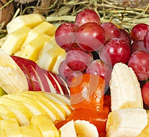 Fruit plate in Georgian style.