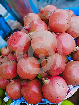 Fruit Pomegranate also known as anar in the indian subcontinent photo