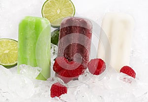 Fruit Popcicles on Ice