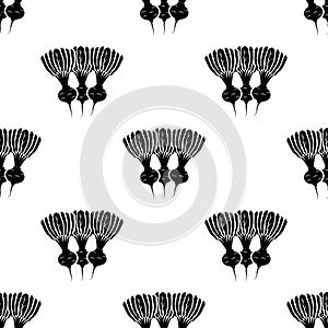 fruit of radish icon. Element of roots icons for mobile concept and web apps. Pattern repeat seamlessfruit of radish icon can be u