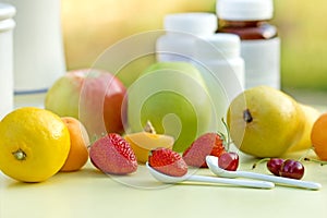 Fruit is rich with vitamins