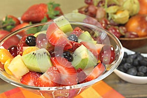 Fruit salad in a bowl