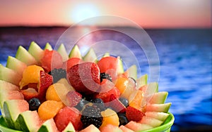 Fruit Salad at Ocean