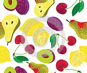 Fruit Seamless Background